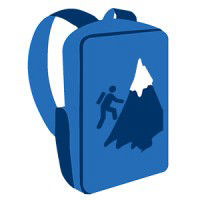Rucksackträger logo